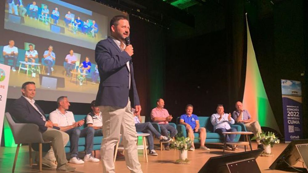 Le 2 juin 2022 à Arcachon, la Fédératin nationale des Cuma s’interroge sur le renouvellement des générations. © Sophie Bergot/GFA